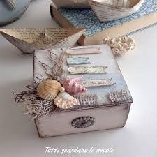 Chi è dotato di particolare manualità e di un naturale. Tutti Guardano Le Nuvole By The Sea Scatole Decorate Fai Da Te Decorazioni Estive Fai Da Te Scatole Decorate