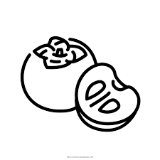 Build a color palette around spicy hues by using multiple tones of persimmon rather than one specific shade. Persimmon Coloring Page Ultra Coloring Pages