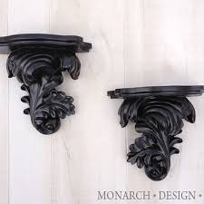 Iron accents is your source for unique wrought iron furniture, metal wall art, iron table bases, shelf brackets and more. Black Small Wall Shelf Wall Sconces From Monarchdesignloft On