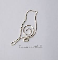 Bird On A Wire Meaning Bird Wire Bookmark Wire Bookmarks Wire Art Wire Jewelry