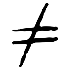 Not Equal To Symbol Doodle Ad Equal Doodle Symbol In 2021 Flash Tattoo Designs Symbol Design Symbols