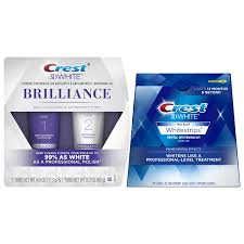 Crest 3d White Brilliance Daily Cleansing Toothpaste And Whitening Gel System 2 3 Oz Crest 3d White Luxe Whitestrips Professional Effects Teeth Whitening Kit 20 Treatments Bundle Buy Online In Bahamas