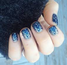 That's two coats and no top. This Has To Be One Of My Favorite Manis Ever It S Essie S Bell Bottom Blues Stamped With No Place Like Chrome Using Moyoulondon S Enchanted Plate 16 I Also Dabbed On A Bit
