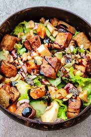 Fruity Balsamic Tofu Summer Salad Vegan Recipes My Green Passion Recipe Summer Salads Tofu Vegan Salad Recipes
