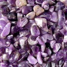 Small Tumbled Rocks Chevron Amethyst ...