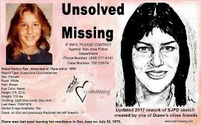EVERYONE PLEASE SHARE THIS ANYWHERE AND EVERYWHERE. IT IS CRUCIAL IN  SOLVING DIANE'S CASE. I used an art program to alter the SJPD sketch to  look a little more like what Diane