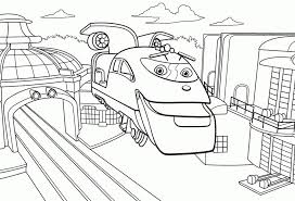 Chuggington coloring pages for kids online. Action Chugger In Chuggington Coloring Page Free Printable Coloring Pages For Kids