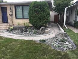 Installing this summit blend paver patio took extra care because we had to work around the mature the summit blend, roman dominion pavers matched well with the existing gate and brick facade on. Patios Walkways The Lawn Salon