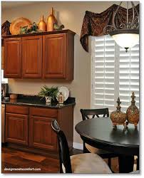 decorating above kitchen cabinets