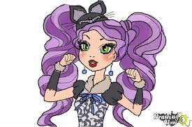 They are located on the eah bookmark page even before being unlocked, where there is an instruction on each as to how to unlock them. How To Draw Kitty Cheshire The Daughter Of The Cheshire Cat From Ever After High Drawingnow
