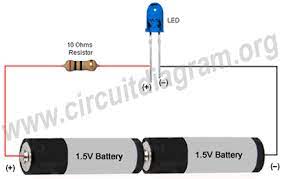 simple basic led circuit circuit diagram electronics circuit electronics basics