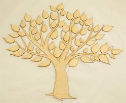 Family Tree Wood Cutout Wood Cutouts Family Tree Craft Family Tree