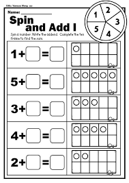kindergarten math worksheets ten frame addition distance etsy