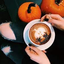 It would make a great after dinner coffee for a halloween themed dinner party. Pin By Cassie Rodriguez On Halloween Autumn Inspiration Hello Autumn Autumn Aesthetic