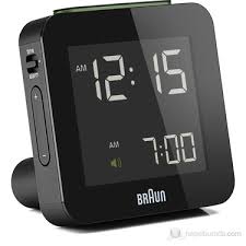 Braun Alarmli Dijital Masa Saati Siyah Bnc009bkbk Fiyati