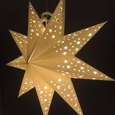 papír csillag dekoráció papírból