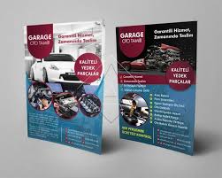 Brosur Tasarim Yedek Parcalar Arac Bakim Oto Elektrik Araba Kapor Brosur Tasarimi Brosur Araba