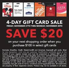 Check spelling or type a new query. Expired Live Shoprite Get 20 Shopping Credit When Buying 100 In Third Party Giftcards 11 27 11 30 Doctor Of Credit