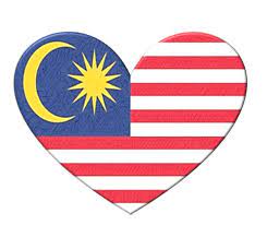 Memotong kue kue berubah bentuk menjadi terpotong menjadi beberapa bagian. Lukisan Bendera Malaysia Bentuk Hati Cikimm Com