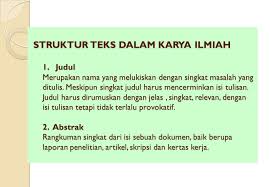 Isi dari sebuah karya ilmiah hendaknya sesuai dan bisa berfokus pada tema atau topik yang diangkat. Penulisan Karya Ilmiah Ppt Download