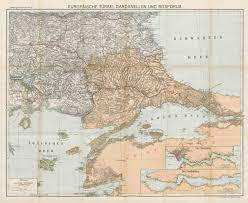 Bosporus (turkey), dardanelles strait (turkey). File 20 Dardanellen Bosporus Und Die Europaische Turkei 1915 Png Wikimedia Commons