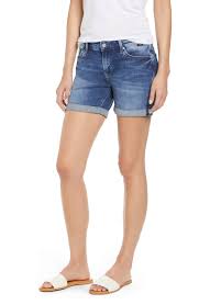 Mavi Jeans Pixie Denim Shorts Main Color Mid Indigo Str Denim Shorts Fashion Clothes Women Casual Skirt Outfits
