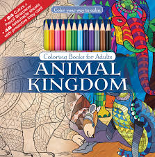 Download Amazon Com Animal Kingdom Adult Coloring Book Set With 24 Colored Pencils And Pencil Sharpener Included Color Your Way To Calm 9781988137209 Newbourne Media Books