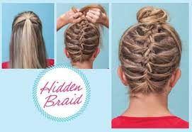 Hidden Braid Sports Hairstyles Running Hairstyles Hair Styles