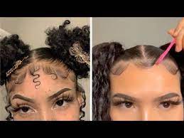New Natural Hairstyles Slayed Edges Compilation Youtube Aesthetic Hair Medium Hair Styles Natural Hair Styles