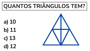 Quantos Triângulos Tem na Imagem? Desafio Matemático