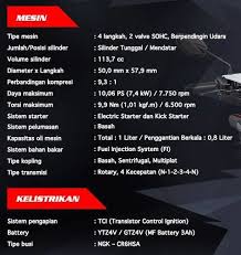 Jupiter Z Cw Fi Sporty Dan Street Spesifikasi Produk Kredit Motor Murah Yamaha Jakarta Pendingin Udara