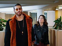 Demet Ozdemir And Can Yaman In Erkenci Kus 2018 Red Leather Jacket Leather Jacket Fashion