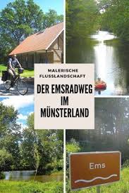 Der Idyllische Emsradweg Im Munsterland Bietet Geballte Natur In Den Emsauen Bedeutende Sakralbauten Und Eine Ebene Streckenfuhrung Ohne In 2020 Reisen Deutschland Radtouren Und Fahrradtour