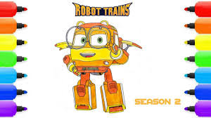 Power rangers zebra zord coloring pages nylock power rangers. Coloring Robot Train Genie Season 2 For Kids Children Youtube