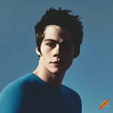 Dylan O'Brien and Florence Pugh in a romantic scene