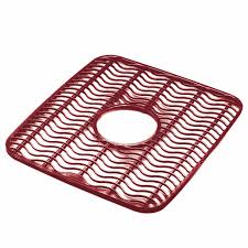 rubbermaid small sink protector, red