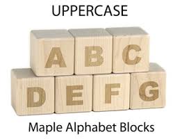 Buy john lewis & partners wooden alphabet blocks from our wooden toys range at john lewis & partners. Alphabet Wood Blocks Etsy