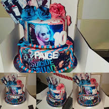 Cakes tagged harley quinn 28 tagged cakes total harley quinn cake topper. Harley Quinn Theme Cake Novocom Top