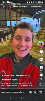 Alexandre Morel influenceur agricole sur Tik Tok Articles