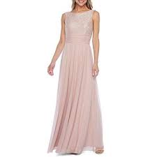Jessica Howard Sleeveless Evening Gown Color Blush Jcpenney In 2020 Evening Gowns Gowns Bridesmaid Dresses