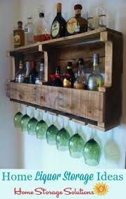 Liquor Storage Ideas Solutions Rustic Wine Racks Bars For Home Decor