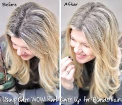 Color Wow Root Cover Up Before And After Hair Grey Hair Color Grey Blonde Hair