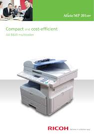High performance printing can be expected. Ricoh Mp201f Spf Brochure Manualzz