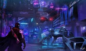 Cyberpunk City By Ujjal Santra Steampunk 2d Cgsociety Cyberpunk City Futuristic City Cyberpunk