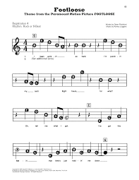 A valid performance license and royalty fee is required for all of these performances. Footloose E Z Play Today Print Sheet Music Now