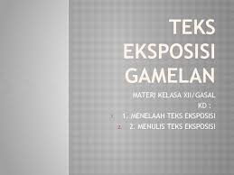 Maybe you would like to learn more about one of these? Materi Teks Eksposisi Gamelan K0pzn2pxzvl1