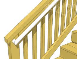 Building code requirements for exterior decking railings and stairways are especially stringent because properly built decks can help prevent serious injury. Deck Stair Handrails Decks Com