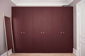 Ikea has floor to ceiling options, which are great if you want to do a built in look because all you have to do is add crown molding to the top of the cabinet; 10 Favorite Ikea Pax Wardrobe Hacks From Designers