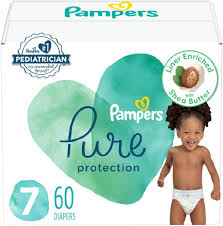 Pampers pure overnight diapers