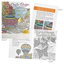 Stress Relief Coloring Book As Low As 1 67 Add Your Logo To The Front Of This Coloring Stress Relief Coloring Books Stress Relief Coloring Coloring Books